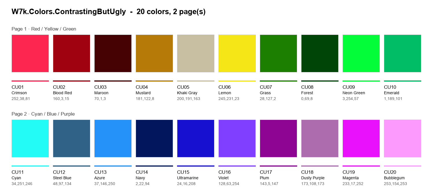 W7k.Colors.ContrastingButUgly
