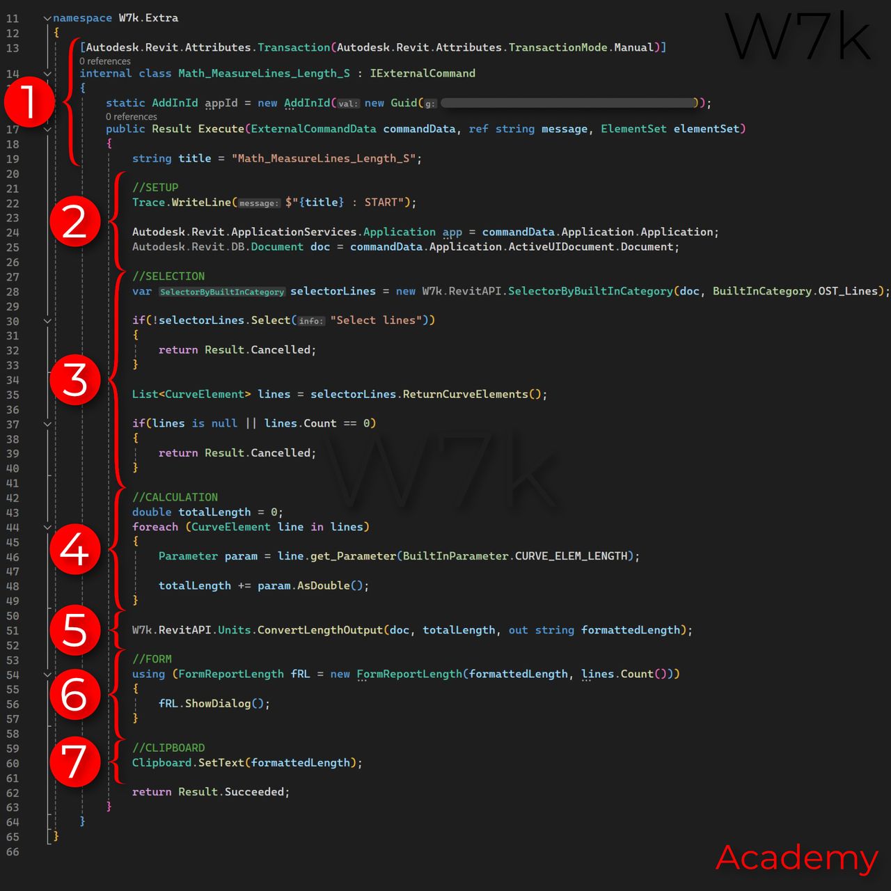 W7k Academy - Learning how to code in Revit API part 1