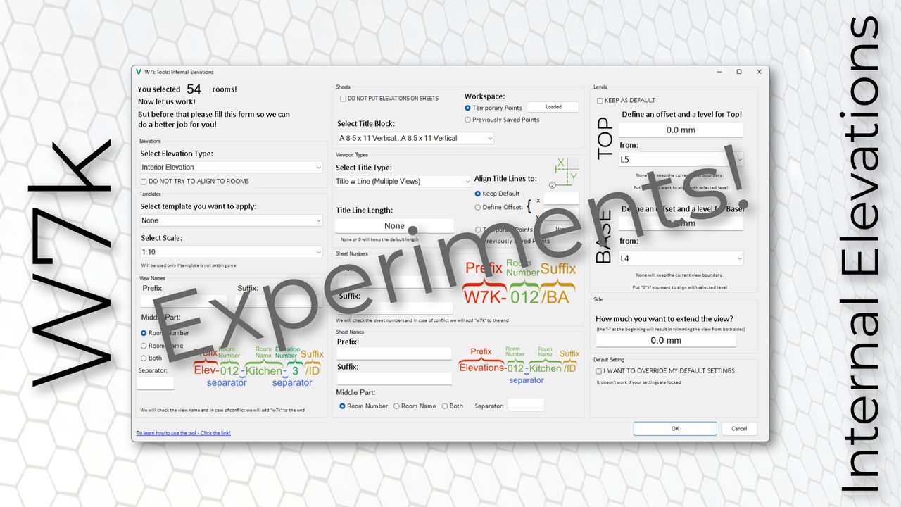 Revit API Experiments - Internal Elevations