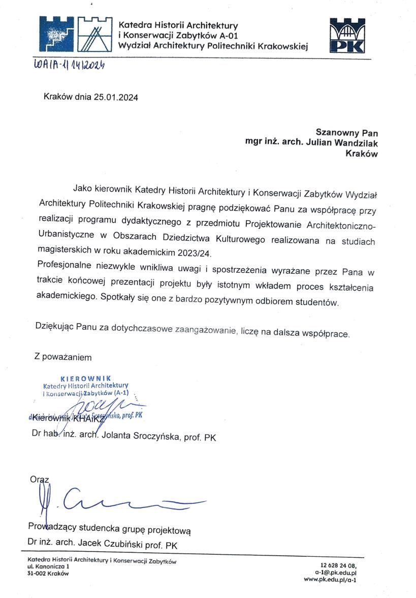 Cracow University of Technology - External examiner