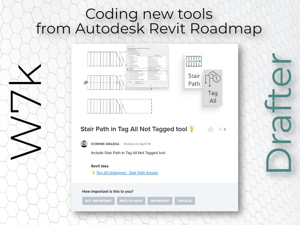 How did I end up coding another tool from Revit Roadmap?